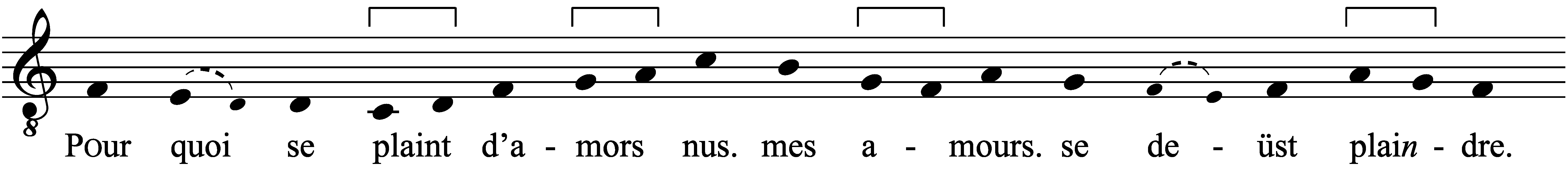 Work musical notation